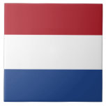 Nederländska Flagga Kakelplatta<br><div class="desc">Detta mönster är utmärkande för Nederländernas flagga (informellt känd som Holland), som är ett land i första hand beläget i Westerna Europa och delvis i Västindien och som utgör Nederländernas största land. I Europa består den av tolv provinser som gräns Tyskland öster, Belgien i söder och Nordsjön i nordväst, med...</div>