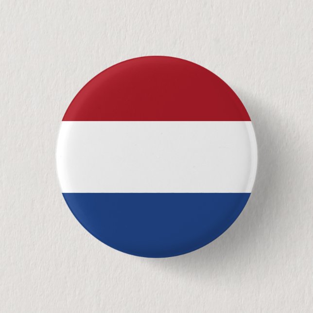 Nederländska Flagga Knapp (Framsida)