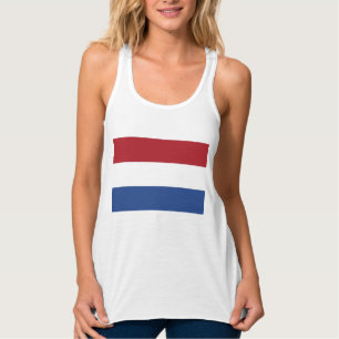 Nederländska Flagga Linne Med Racerback