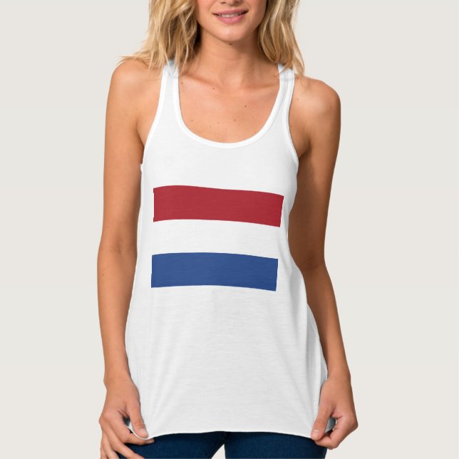 Nederländska Flagga Linne Med Racerback (Framsida)