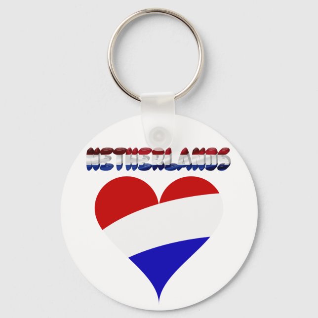 Nederländska flagga nyckelring (Framsida)