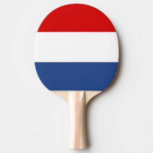 Nederländska flagga ping pong paddle for bordenni pingisracket