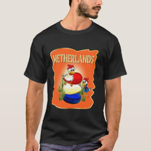 Nederländska flagga Poultry Chicken Coop Ho T Shirt