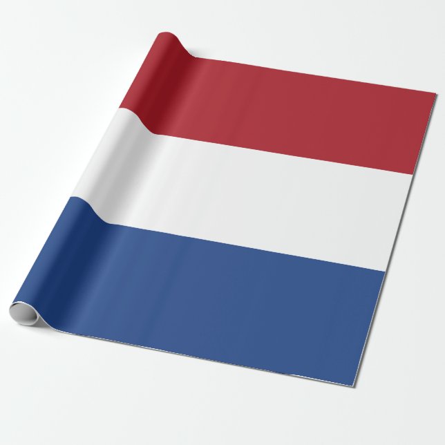 Nederländska Flagga Presentpapper (Utrullad)