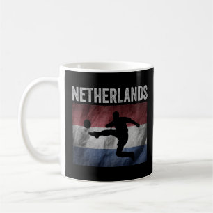 Nederländska Flagga Soccer Holland Dutch Football Kaffemugg