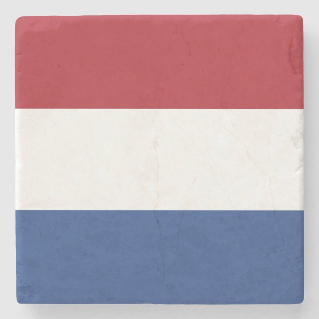 Nederländska Flagga Stenunderlägg (Framsidan)