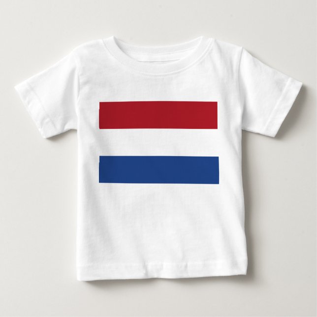 Nederländska Flagga T Shirt (Framsida)