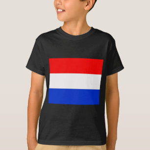 Nederländska Flagga Tee Shirt