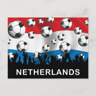 Nederländska fotbollen vykort