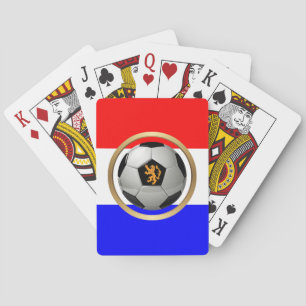 Nederländska fotbollsbussar med nederländsk Lejon Casinokort
