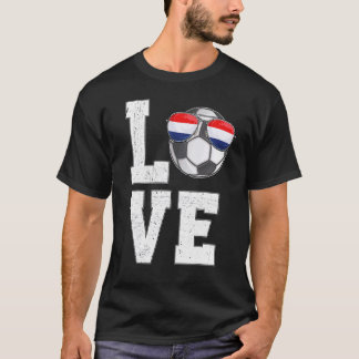 Nederländska fotbollsförbundet Kärlek Nederländska T Shirt