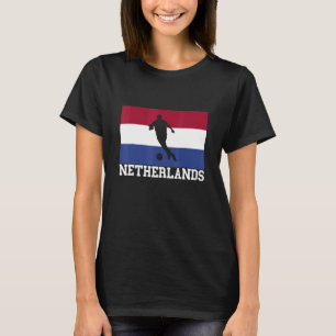 Nederländska fotbollsspelare t shirt