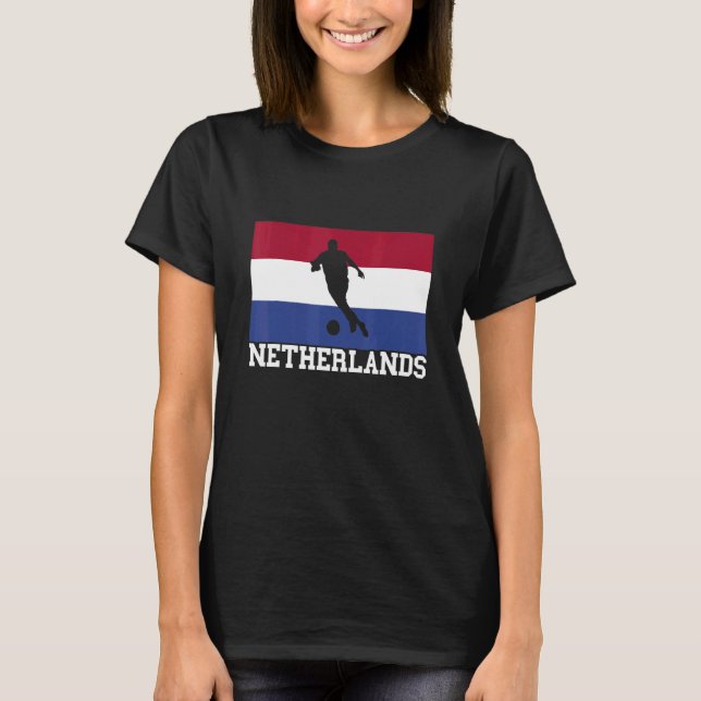 Nederländska fotbollsspelare t shirt (Framsida)