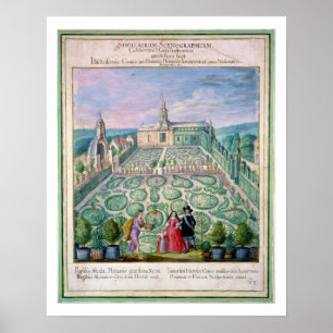 Nederländska Garden, 1650 (w/c på papper) Poster