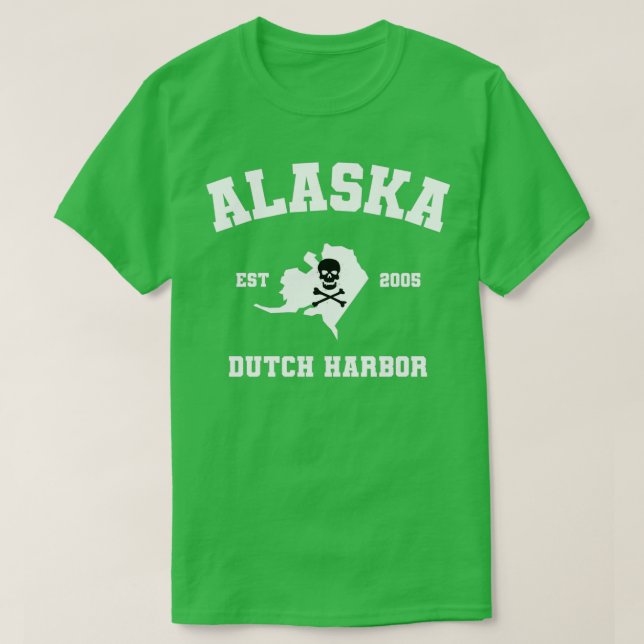 Nederländska Harbour Alaska Athletic Deadarly Catc T Shirt (Design framsida)