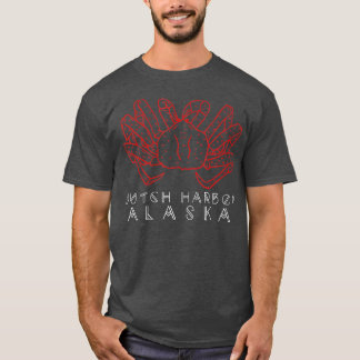 Nederländska Harbour Alaska Crab Alaska Red Kung C T Shirt