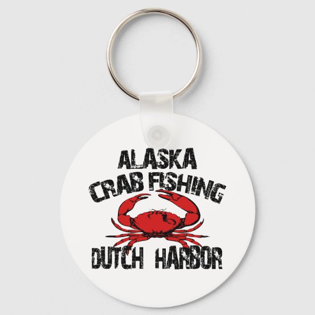 Nederländska Harbour Alaska Crab Fishing Nyckelring (Framsida)