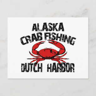 Nederländska Harbour Alaska Crab Fishing Vykort