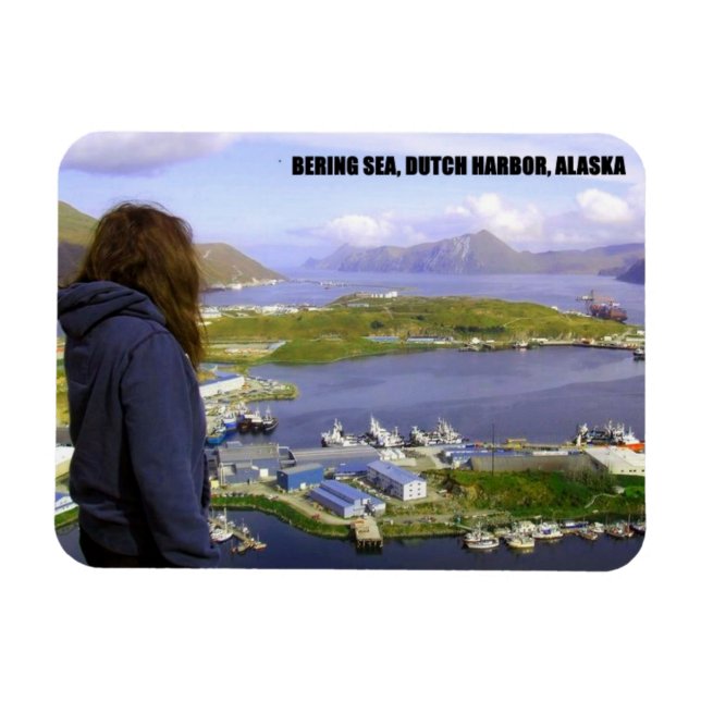 Nederländska Harbour, Alaska magnet (Horisontell)