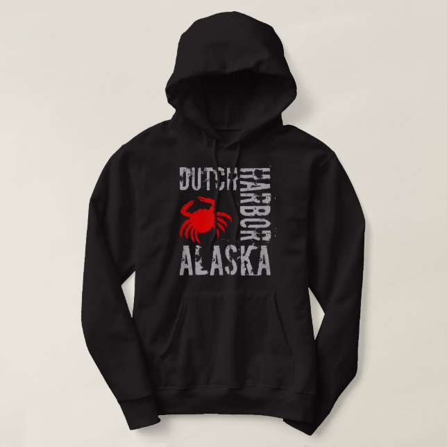 Nederländska Harbour Alaska s - Alaska Crab Fishin Hoodie (Design framsida)