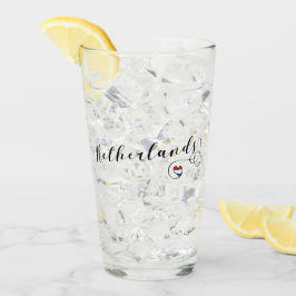 Nederländska Heart-Flagga, nederländsk design Glaskopp