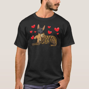 Nederländska Hund med Mjukisdjur och öron T Shirt
