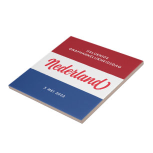 Nederländska Independence day Nederländska Flagga Kakelplatta