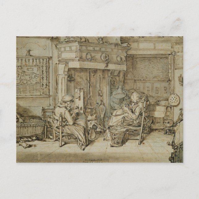 Nederländska insida, 1617 vykort (Framsida)