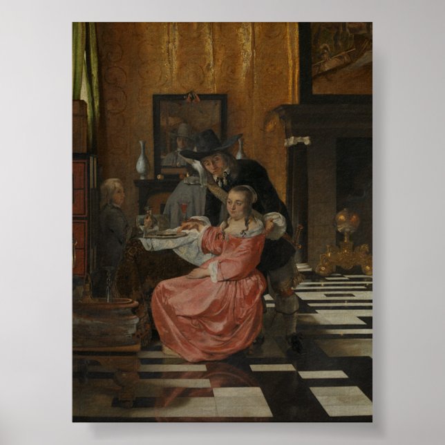 Nederländska Insida - Ludolf de Jongh Poster (Framsidan)