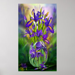 Nederländska iriser i Iris Vas Fine Art Poster/Skr Poster