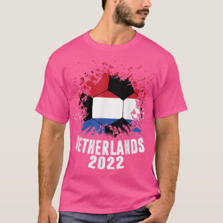Nederländska ishockern 2022 Holland Flagga Soccer T Shirt
