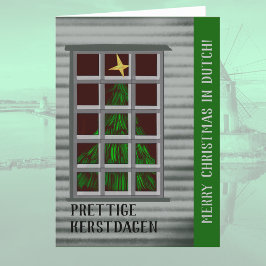 Nederländska Julgran Helgkort