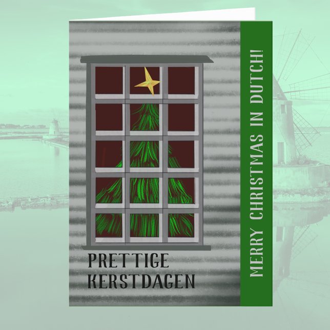 Nederländska Julgran Helgkort (Skapare uppladdad)