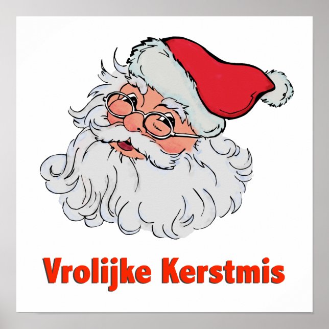 Nederländska Jultomten Poster (Framsidan)