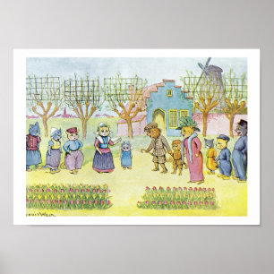 Nederländska katter, Louis Wain Poster