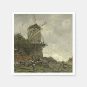 Nederländska kvarn Jacob Maris Pappersservett