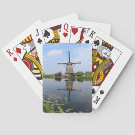 Nederländska Kvarn Kinderdijk Holland Casinokort