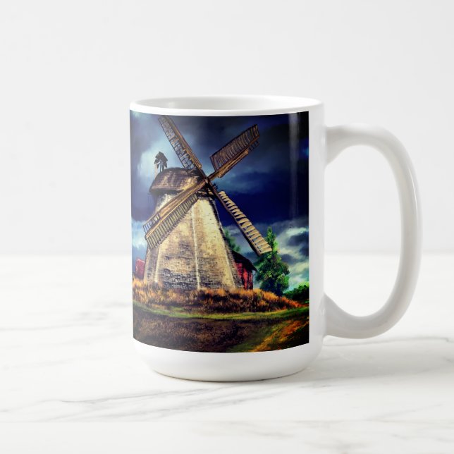Nederländska Kvarn Landskap Mugg (Höger)