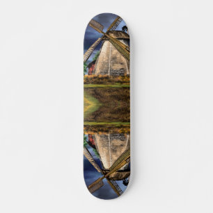 Nederländska Kvarn Landskapsskateboard Mini Skateboard Bräda 18,5 Cm