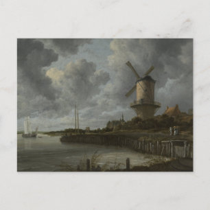 Nederländska kvarn Wijk bij Duustede, Ruisdael Vykort