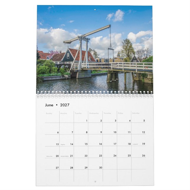 Nederländska landskap kalender (Jun 2027)