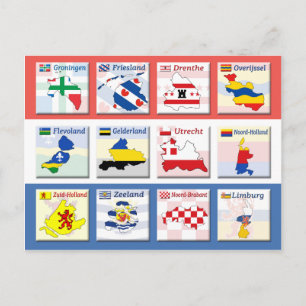 Nederländska landskap vykort