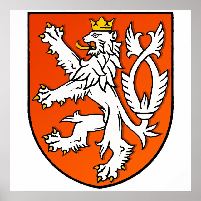Nederländska lejona emblem Nederländerna lejon Shi Poster (Framsidan)