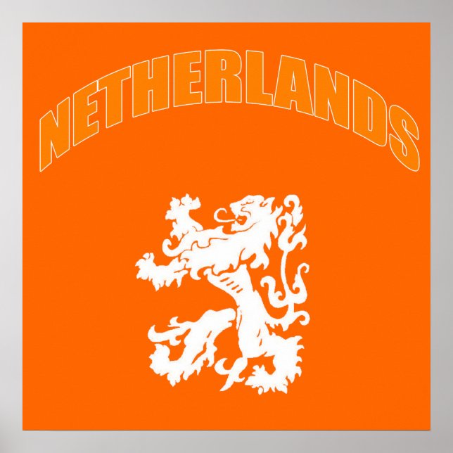 Nederländska Lejona fotbollsgåvor 2010 Poster (Framsidan)