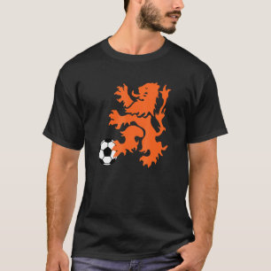 Nederländska Lejona Rampant Soccer Ball T Shirt