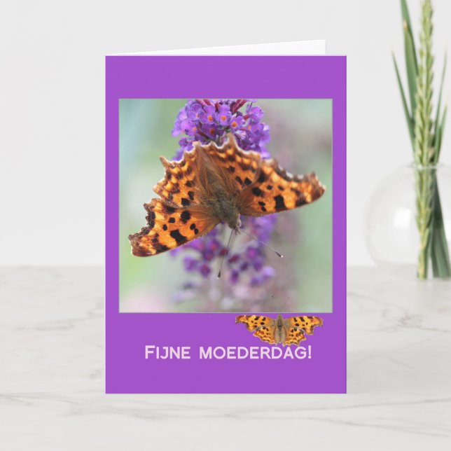 Nederländska Lycklig Mors dag Kort (Framsida)