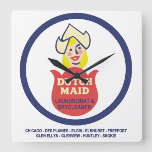 Nederländska Maid Laundromat och Dry Cleaners of I Fyrkantig Klocka