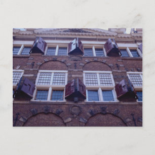 Nederländska målaren Rembrandts hus i Am Vykort