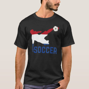 Nederländska nationalsångerska fotboll t shirt