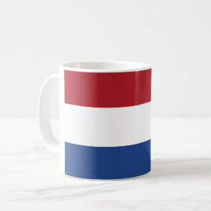 Nederländska (nederländska) Flagga Kaffemugg